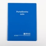 Porta documenti 2 ante cartonato con tasche orizzontali trasparenti