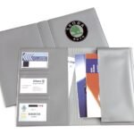 Portadocumenti 2 ante Tam con tasca soffietto e portacard