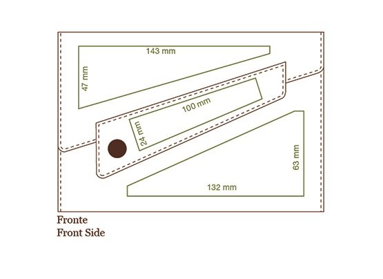 Portalibretto in similcuoio - immagine 2