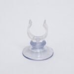 Ventosa Ø 30 mm, trasparente – con clip grande trasparente