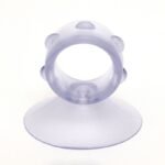 Ventosa Ø 50 mm, trasparente – con anello Ø 24 mm