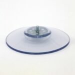 Ventosa Ø 75 mm, trasparente – filettatura M4 x 5 mm di lunghezza