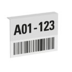 Cartello da soffitto / per magazzino a blocchi con piegatura da 50 mm, personalizzabile