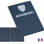 Porta libretto termosaldato in CARBONIO misura francese