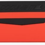 Porta documenti bicolore Tam con fascetta e punzonatura standard