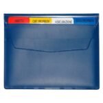 Porta documenti con fascetta e schede colorate