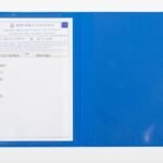 Porta documenti 2 ante con tasche verticali