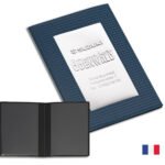 Porta libretto termosaldato in CARBONIO misura francese