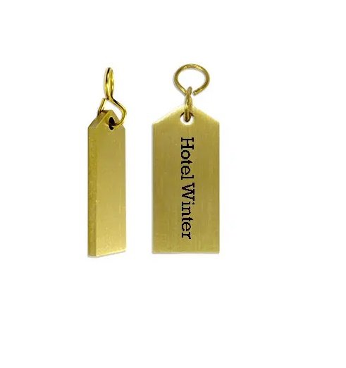 Portachiavi in ottone