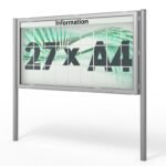 Bacheca PENUM 100 | 27 × A4 | Con le gambe