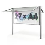 Bacheca VITRUM | 27 × A4 | Su entrambi i lati