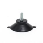 Ventose in colore nero con linguetta e filettatura