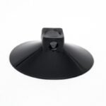 Ventosa Ø 60 mm con foro trasversale Ø 6 mm in colore nero