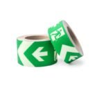 Nastro segnaletico antiscivolo, R9, "Simbolo di salvataggio a sinistra" - WT-6126