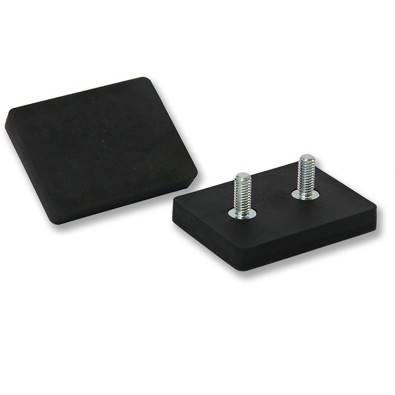 Sistemi magnetici con rivestimento in gomma, con perno filettato - immagine 2