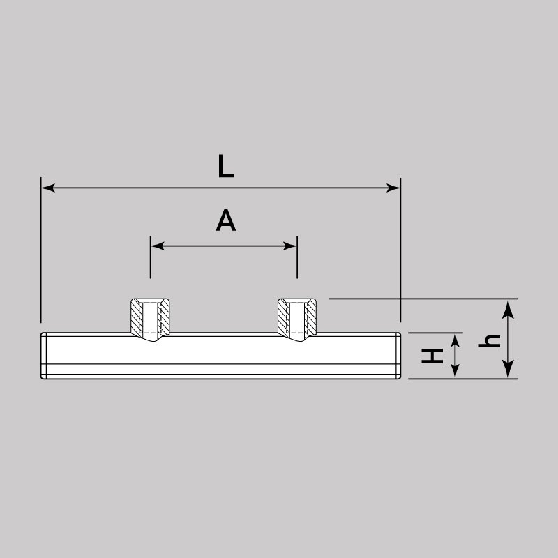 Sistemi magnetici con rivestimento in gomma, con perno filettato - immagine 3