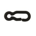 Moschettone in plastica nero