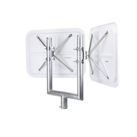 Braccio a forcella per palo del tubo