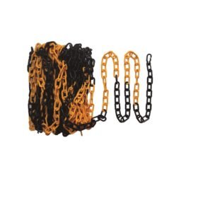 Catena giallo-nero in plastica 25 mt*