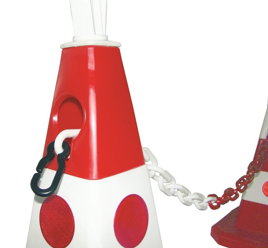 Coni stradali esagonale rosso - immagine 2