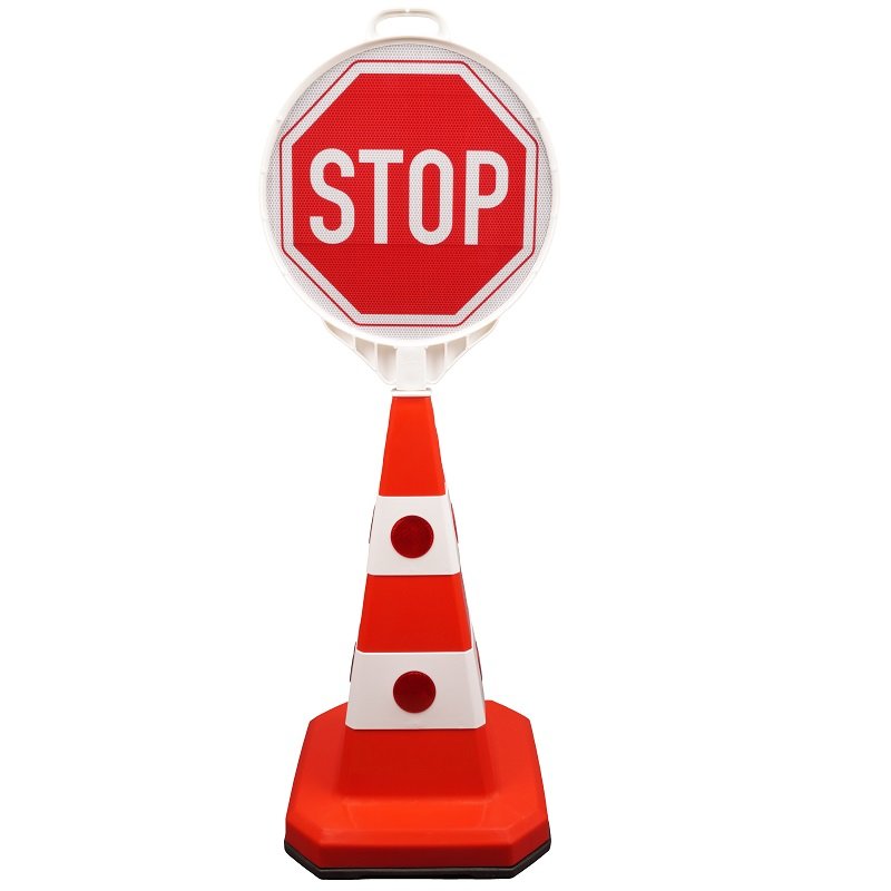 Coni stradali esagonale rosso - immagine 5