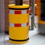 Protezione per colonna in polietilene, altezza 1.100 mm