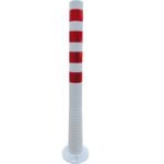 Flexipost bianco strisce riflettenti rosse Ø 80 mm