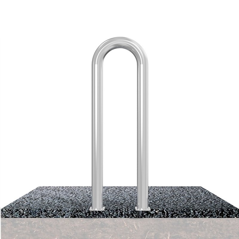 Hoop universale in tubo di acciaio Ø 76 x 2,6 mm da fissare con tasselli - immagine 2