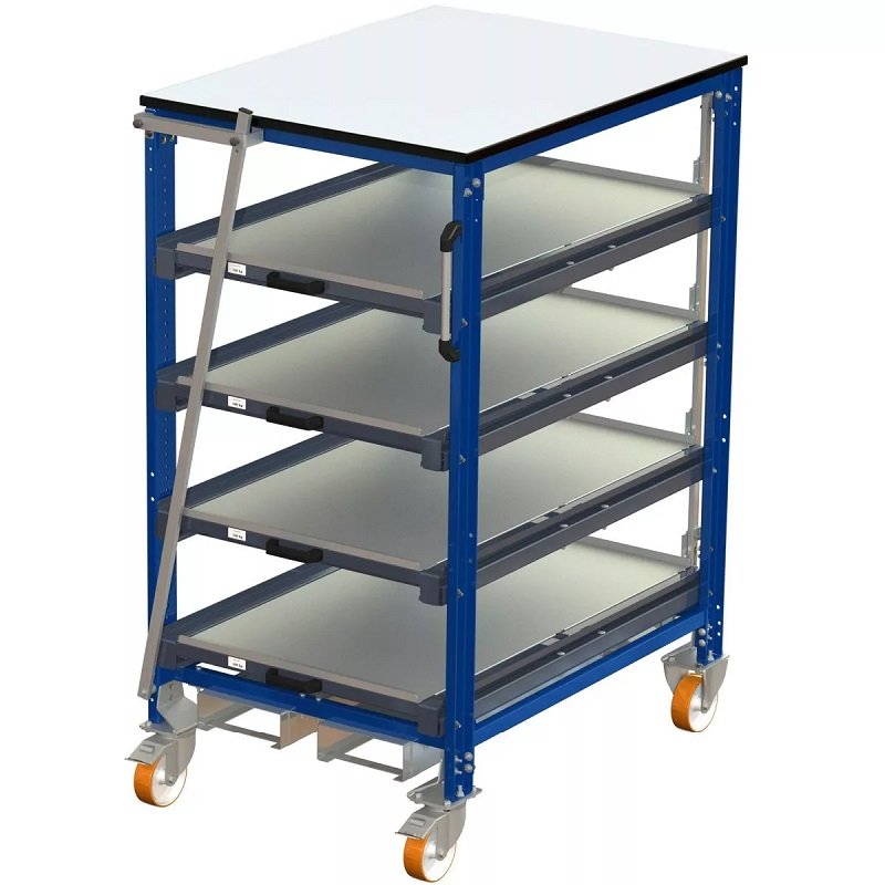 Borse per carrelli elevatori per scaffalature estraibili - 1 paio - immagine 3