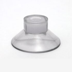 Ventosa Ø 45 mm trasparente – con dado M10 stampato a iniezione