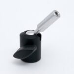 Snodo sferico in alluminio 30 x 38 mm di altezza – filettatura interna M6