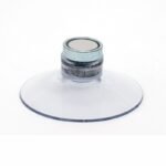 Ventosa Ø 50 mm, trasparente – con magnete avvitato da 6 KG