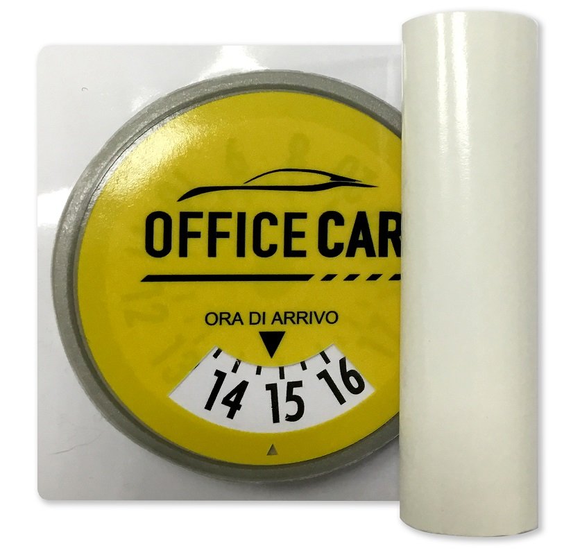 Disco orario adesivo personalizzato Tam*
